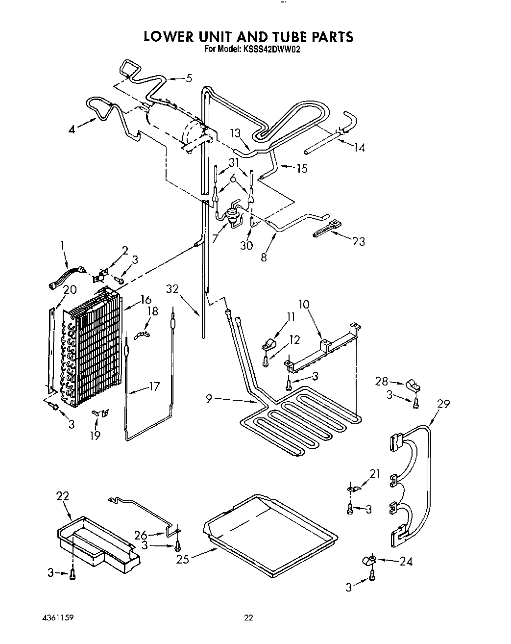 15 - LOWER UNIT AND TUBE