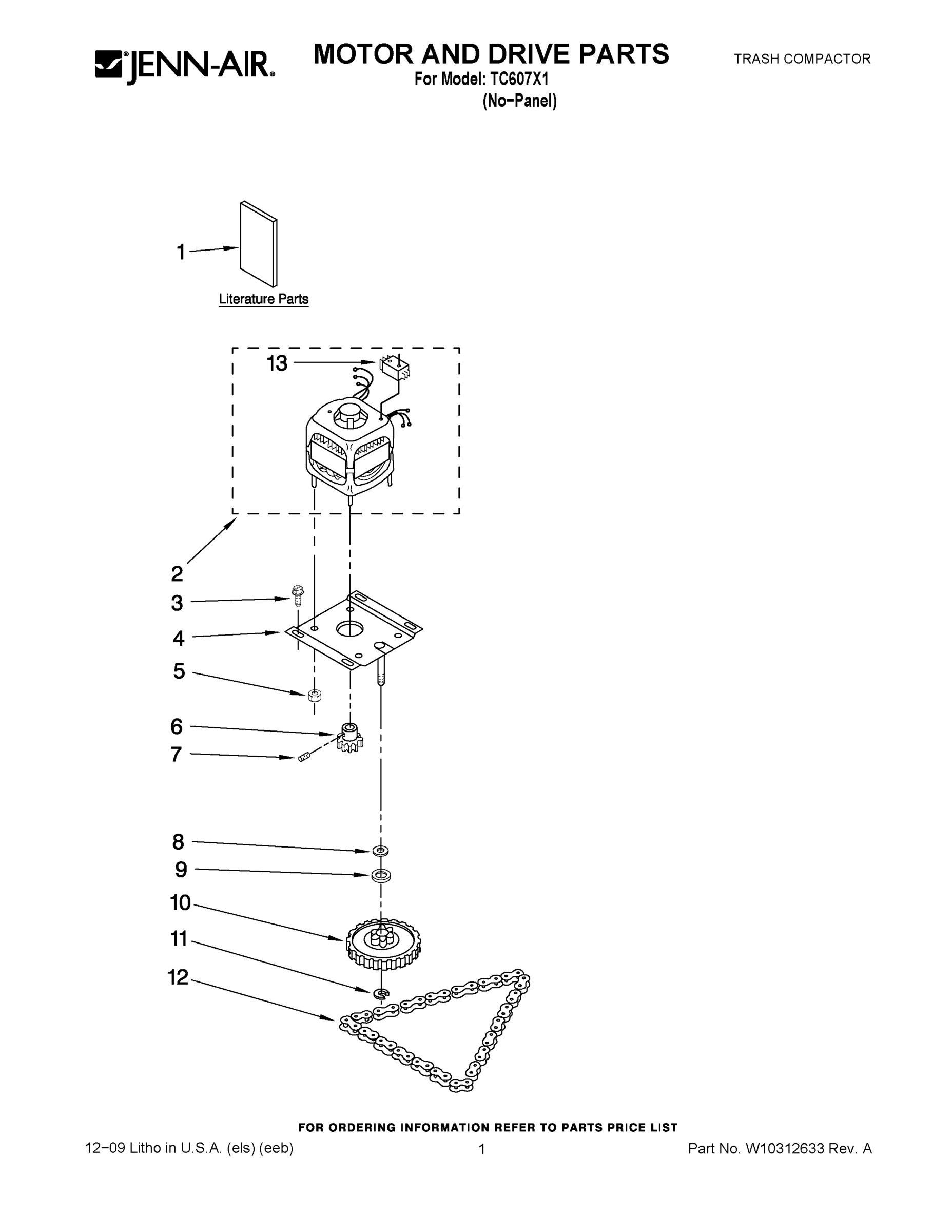 01 - MOTOR AND DRIVE PARTS