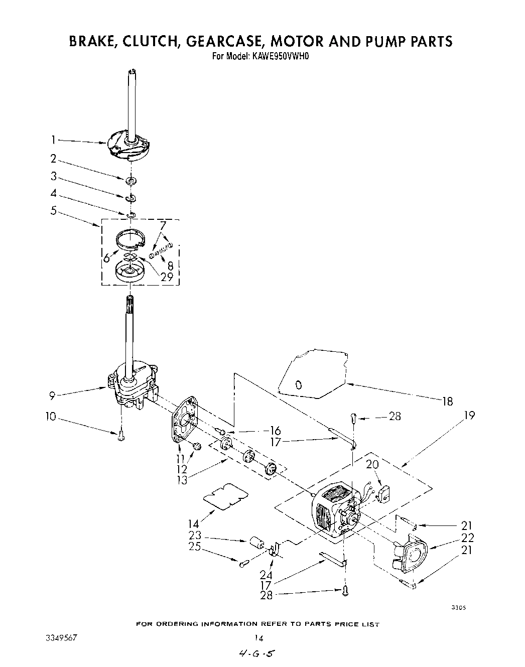 09 - BRAKE, CLUTCH, GEARCASE, MOTOR AND PUMP