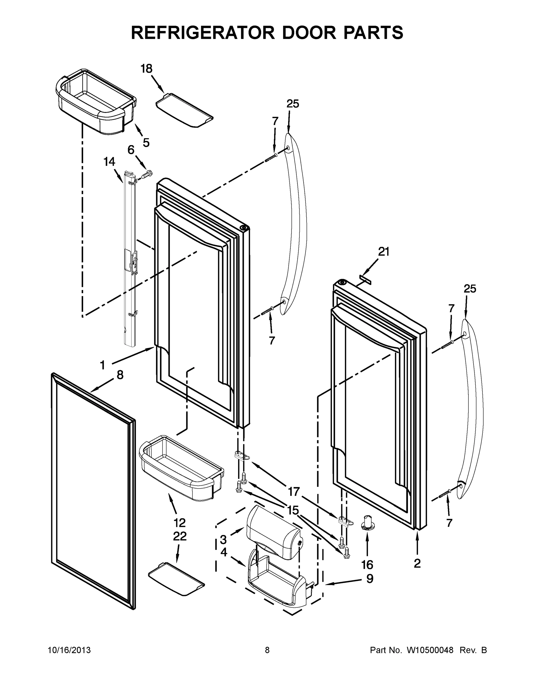 05 - REFRIGERATOR DOOR PARTS