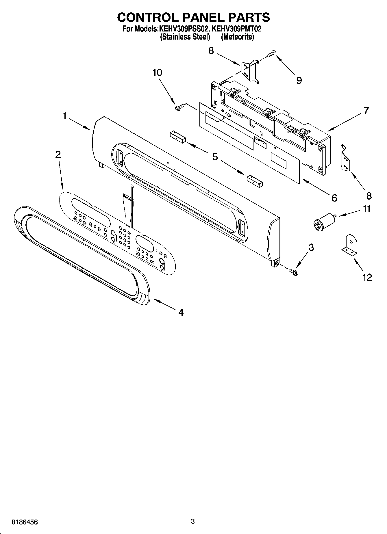 02 - CONTROL PANEL PARTS