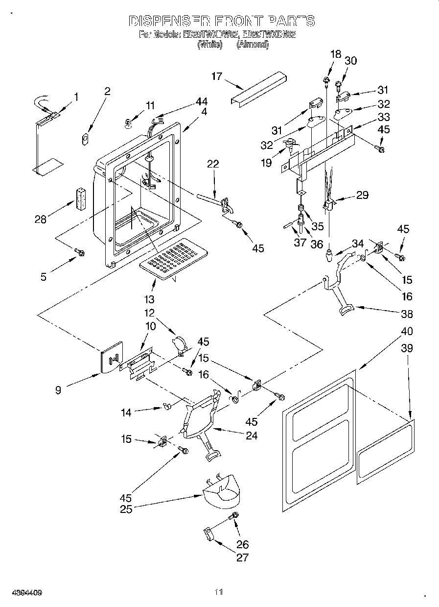 07 - DISPENSER FRONT