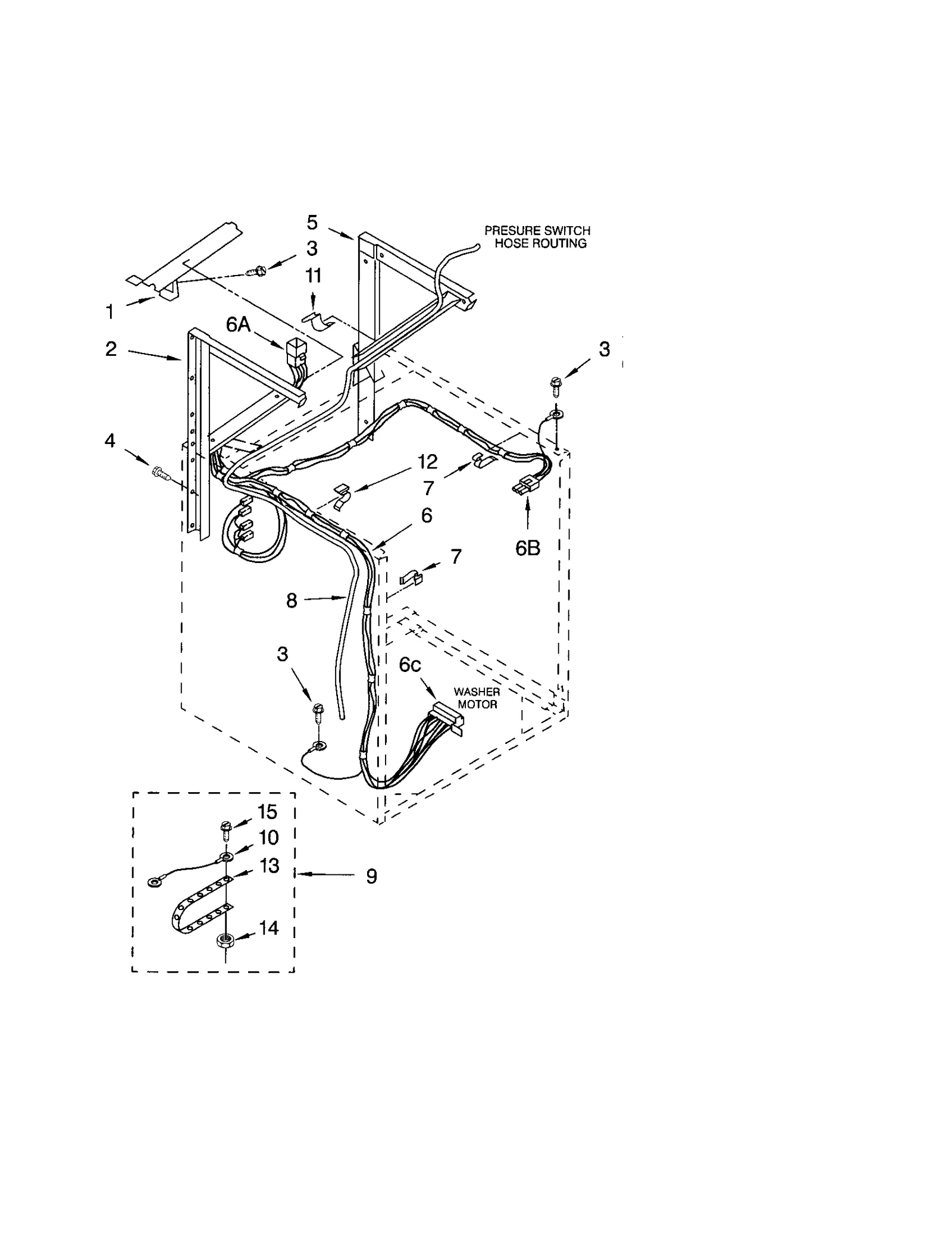 DRYER SUPPORT AND WASHER
