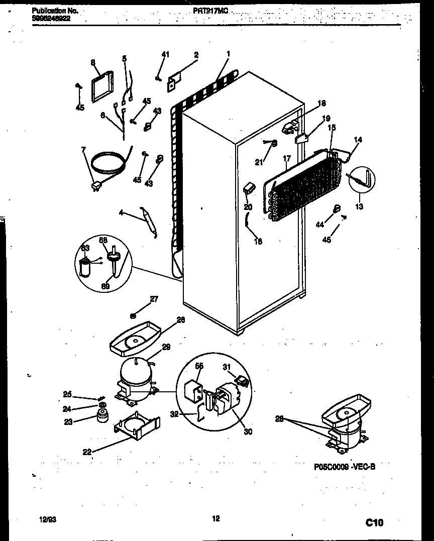 07 - SYSTEM AND AUTOMATIC DEFROST PARTS