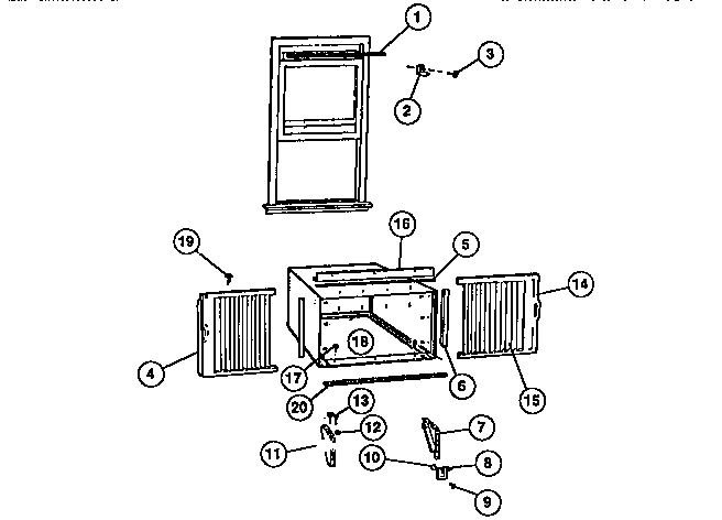 07 - WINDOW MOUNTING PARTS