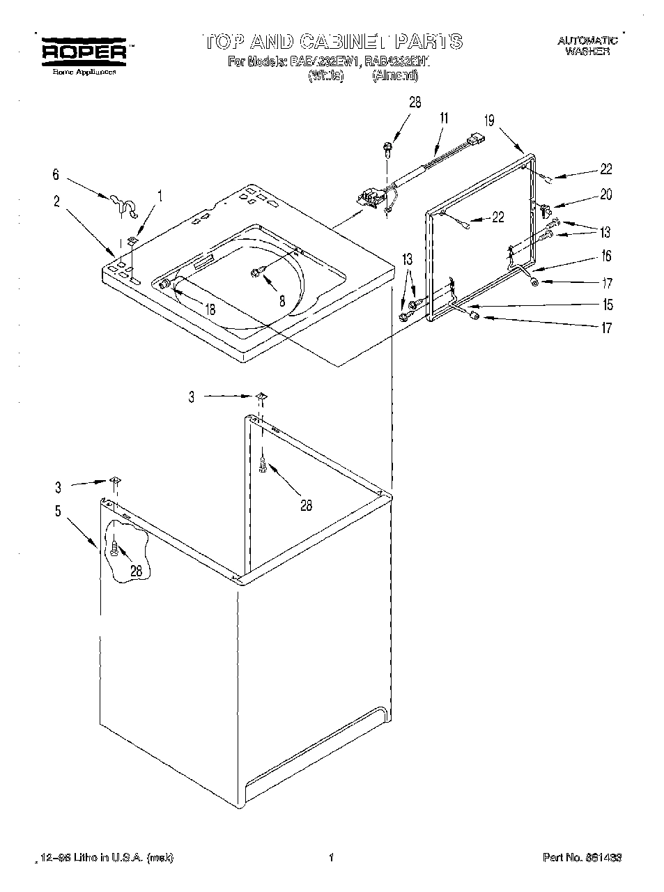 01 - TOP AND CABINET