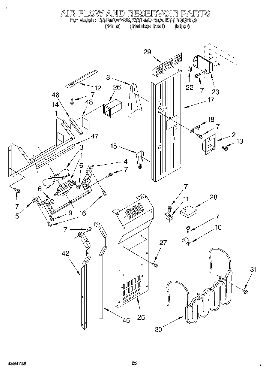 16 - AIR FLOW AND RESERVOIR