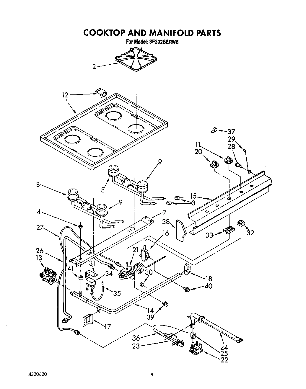 06 - COOKTOP AND MANIFOLD, LIT/OPTIONAL