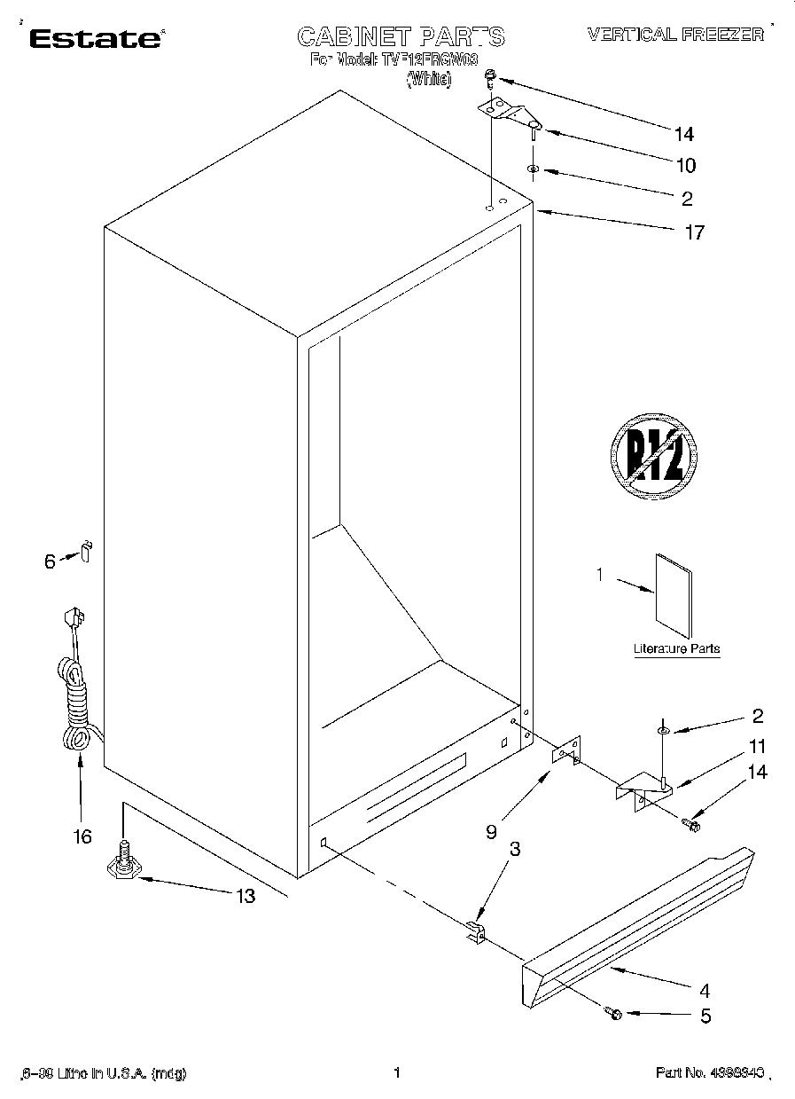 01 - CABINET, LITERATURE