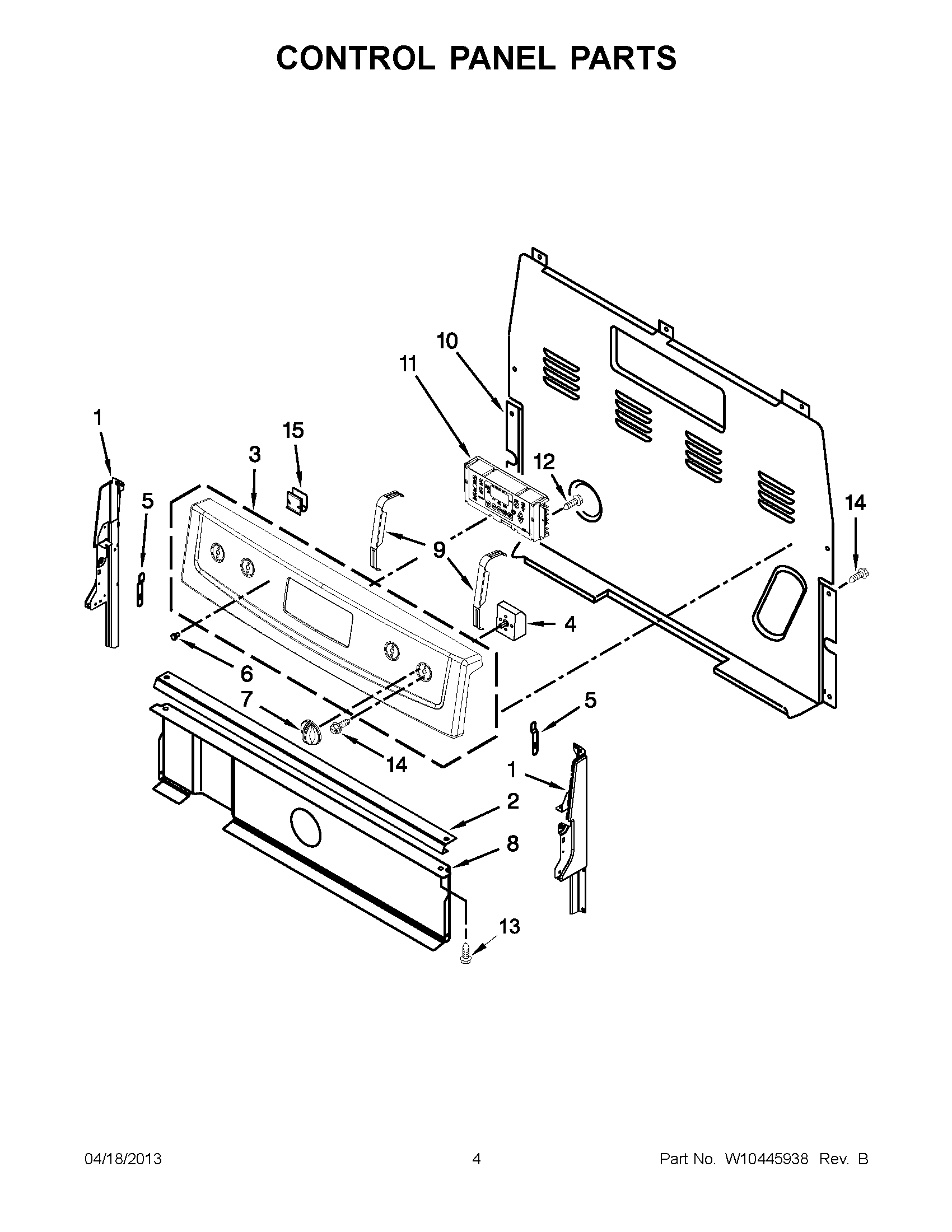 02 - CONTROL PANEL PARTS