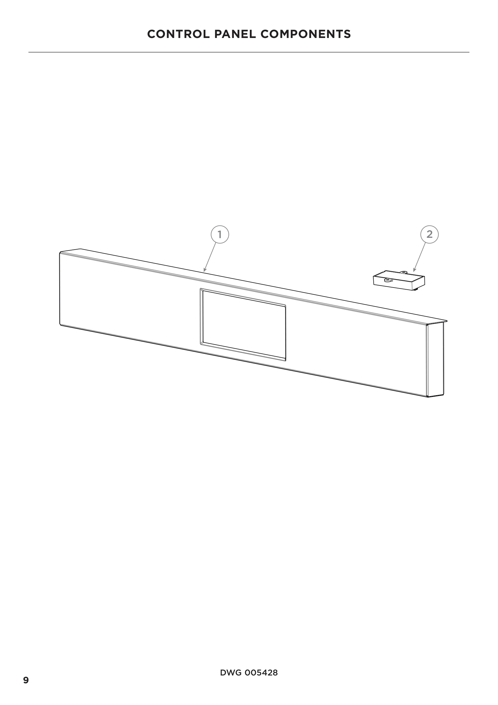 CONTROL PANEL COMPONENTS