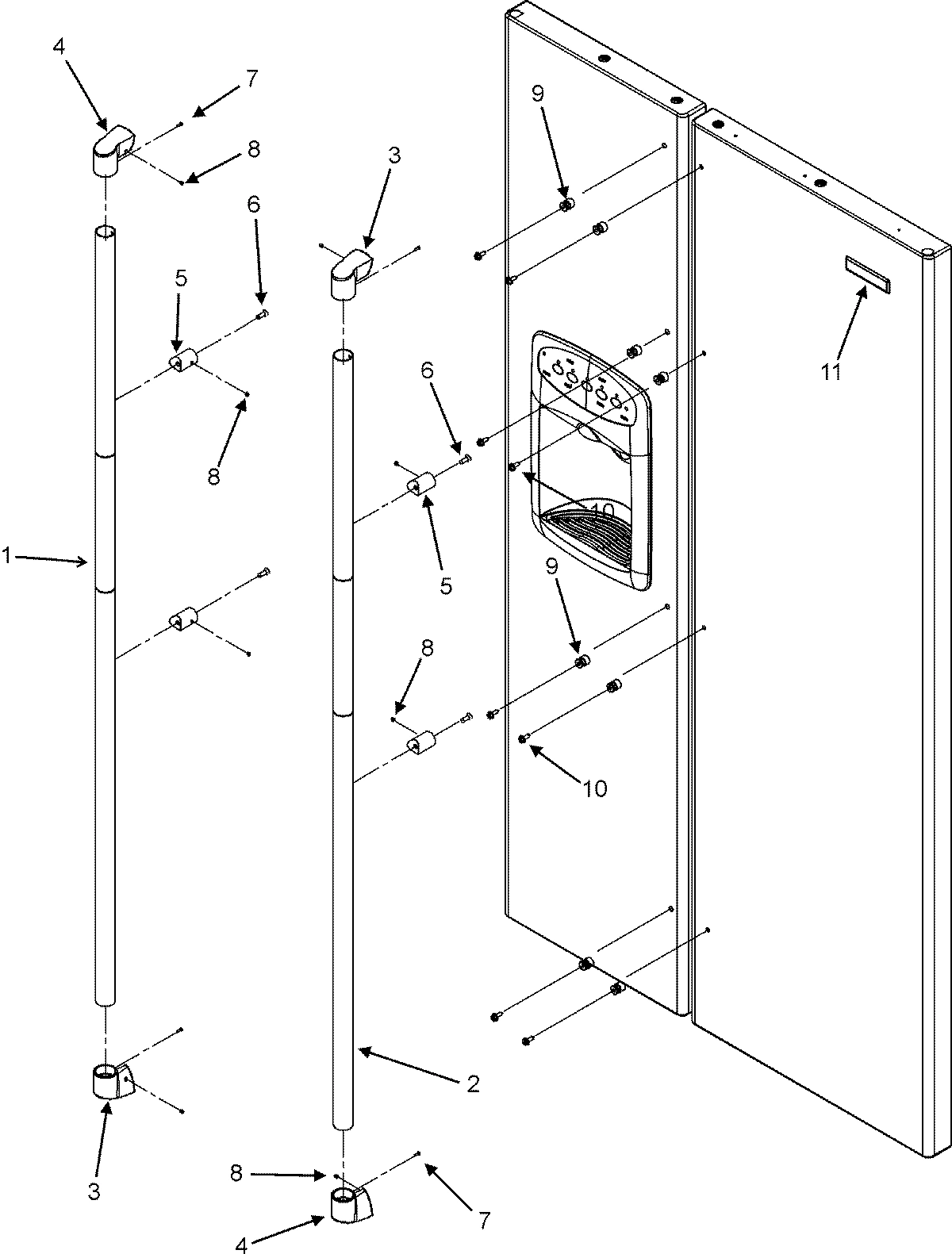 11 - HANDLES (JCD2295KEP)