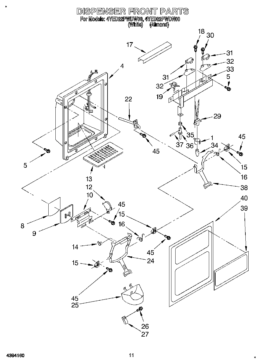08 - DISPENSER FRONT