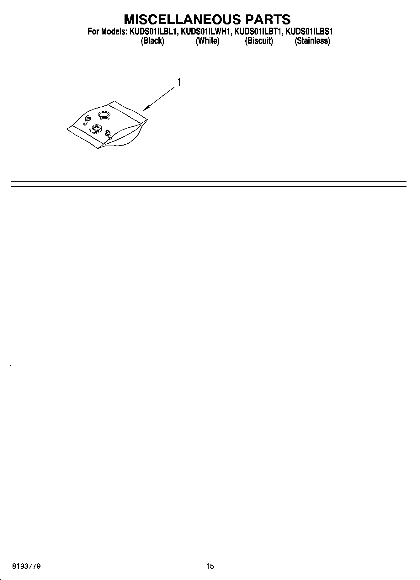 12 - MISCELLANEOUS PARTS OPTIONAL PARTS (NOT INCLUDED)