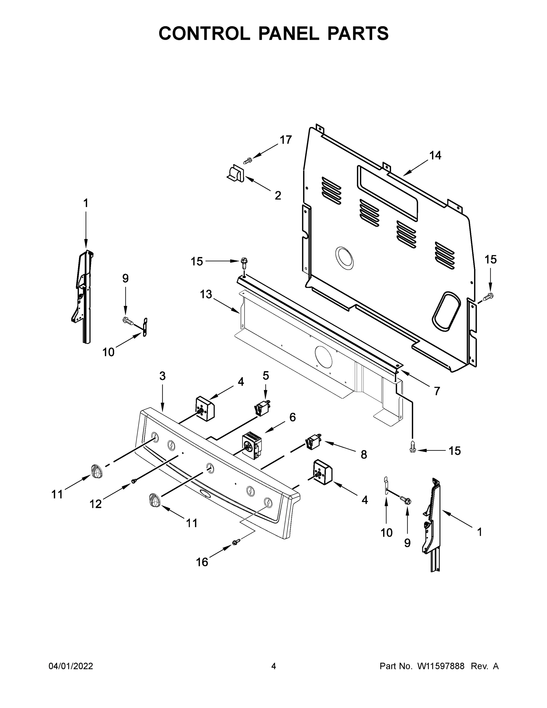 03 - CONTROL PANEL PARTS