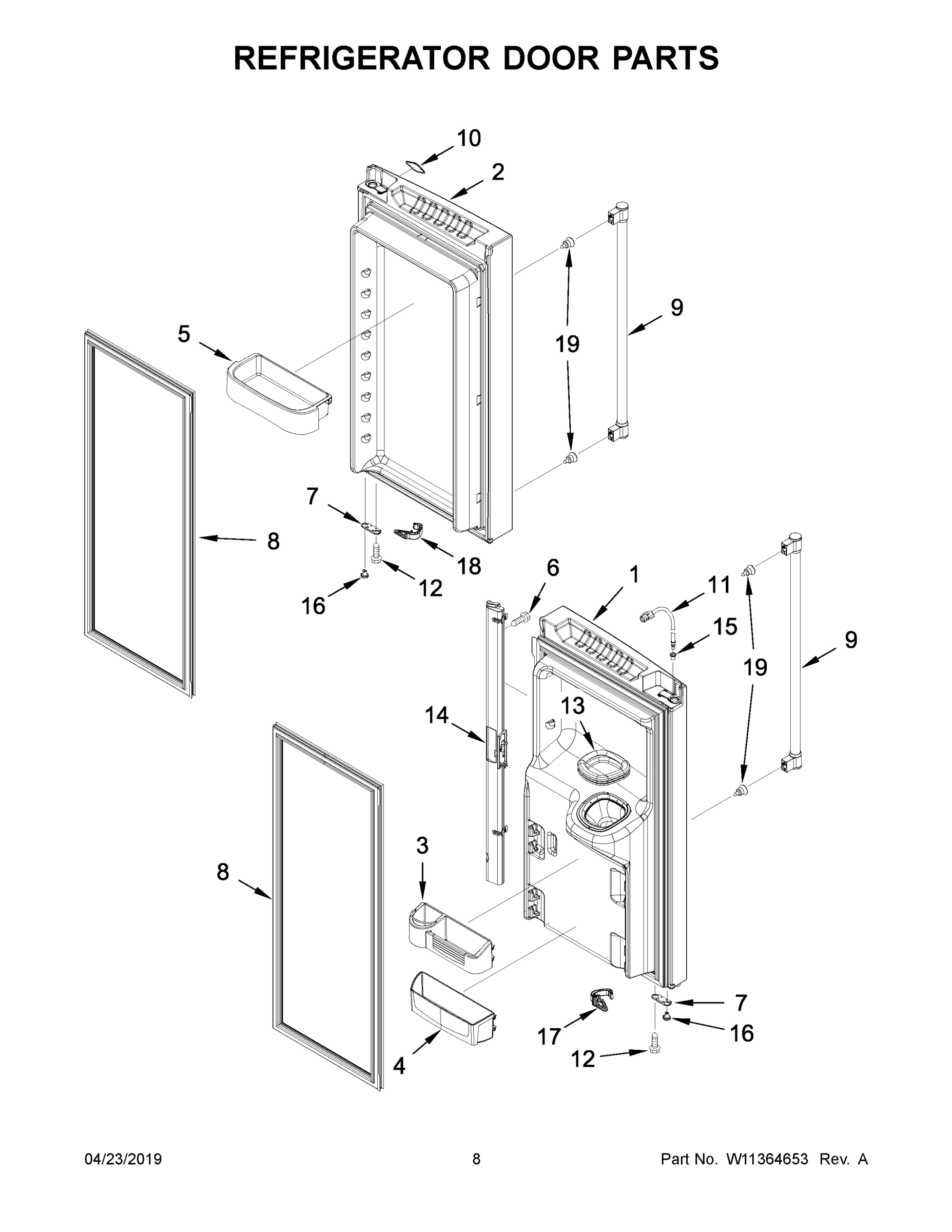 05 - REFRIGERATOR DOOR PARTS