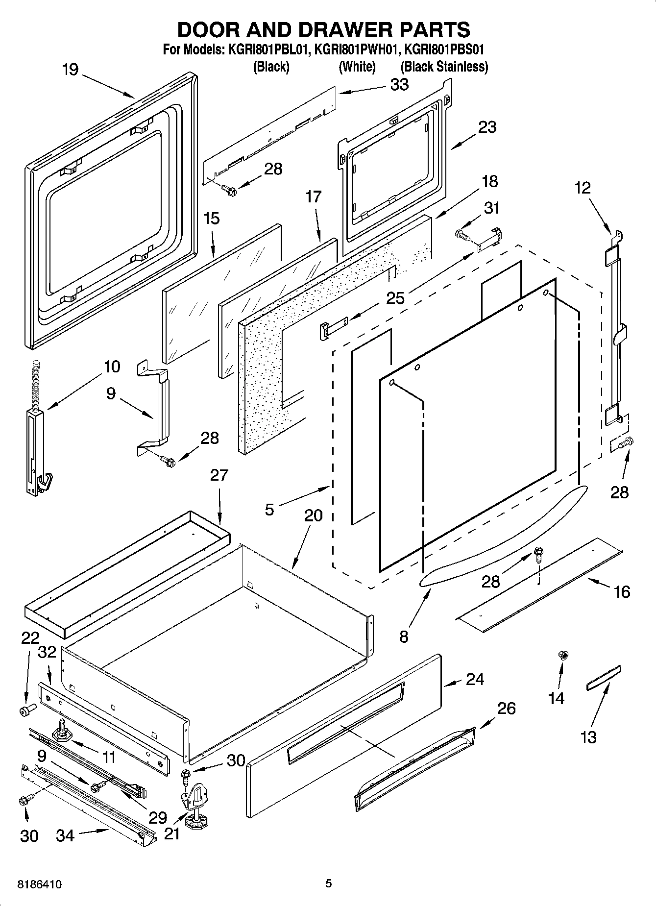 04 - DOOR AND DRAWER PARTS