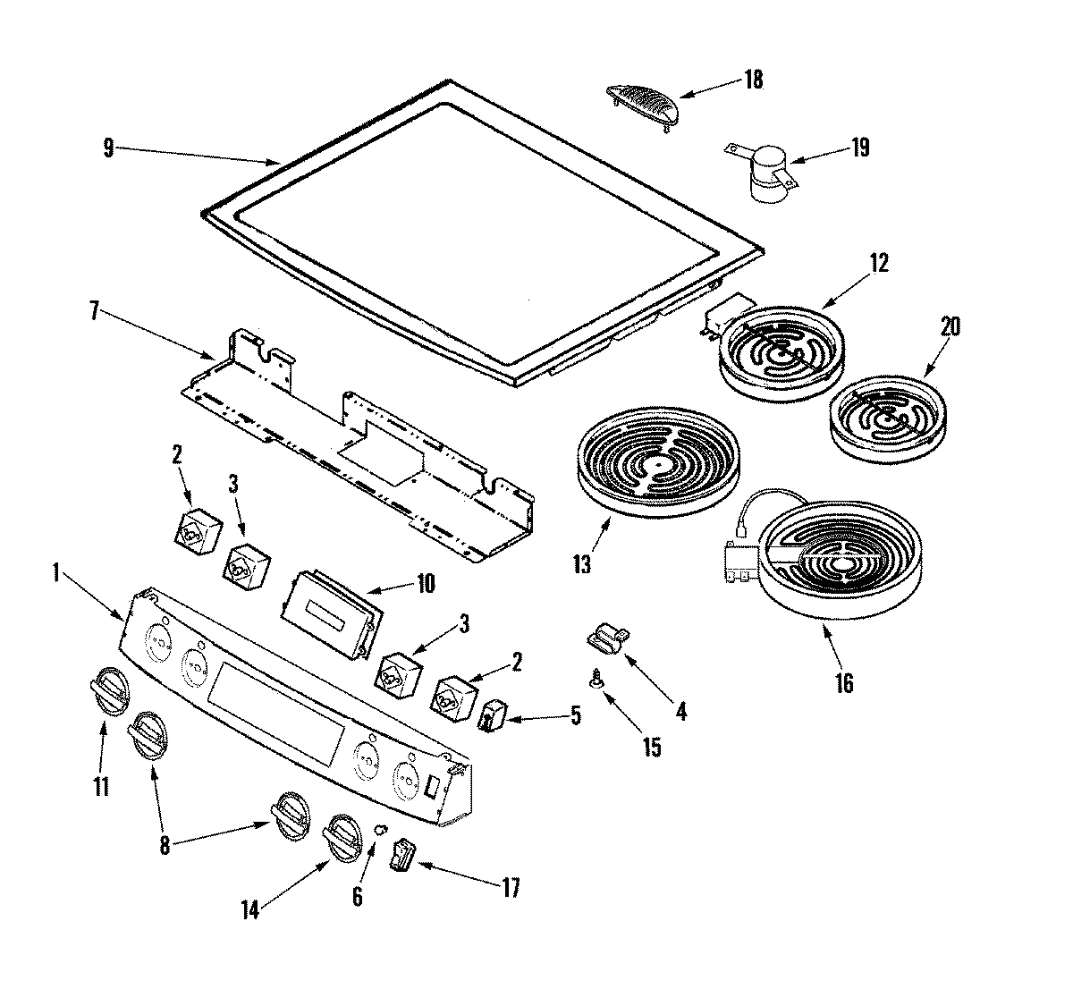 02 - CONTROL PANEL/TOP ASY