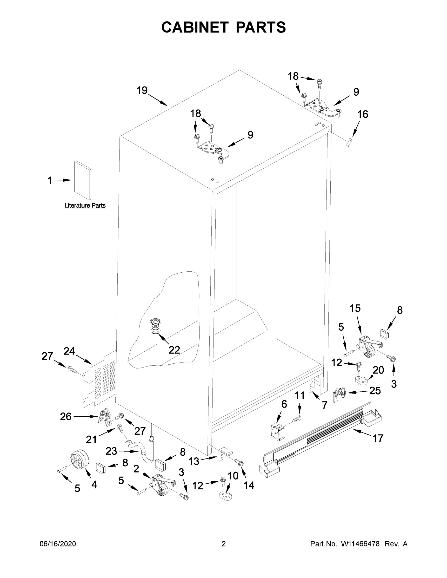 02 - CABINET PARTS