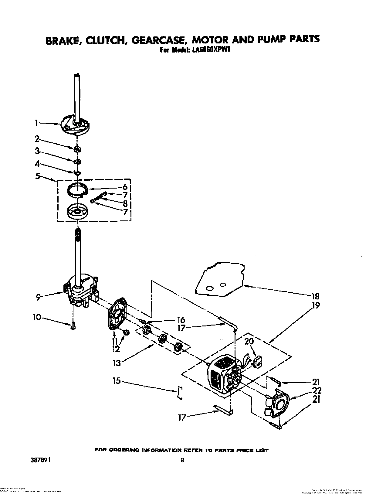 06 - BRAKE, CLUTCH, GEARCASE, MOTOR AND PUMP