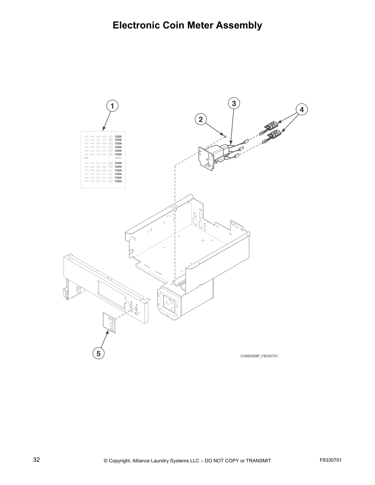Electronic Coin Meter Assembly