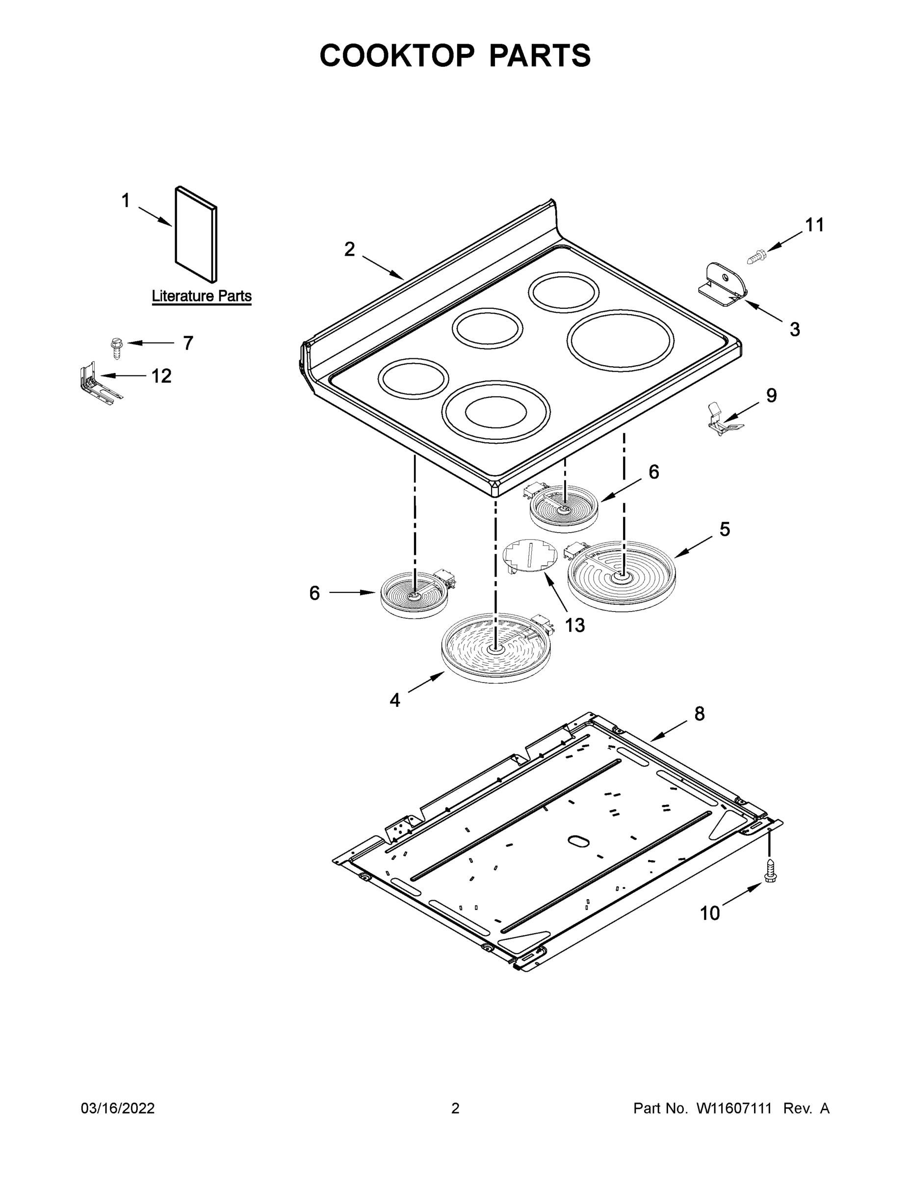 02 - COOKTOP PARTS