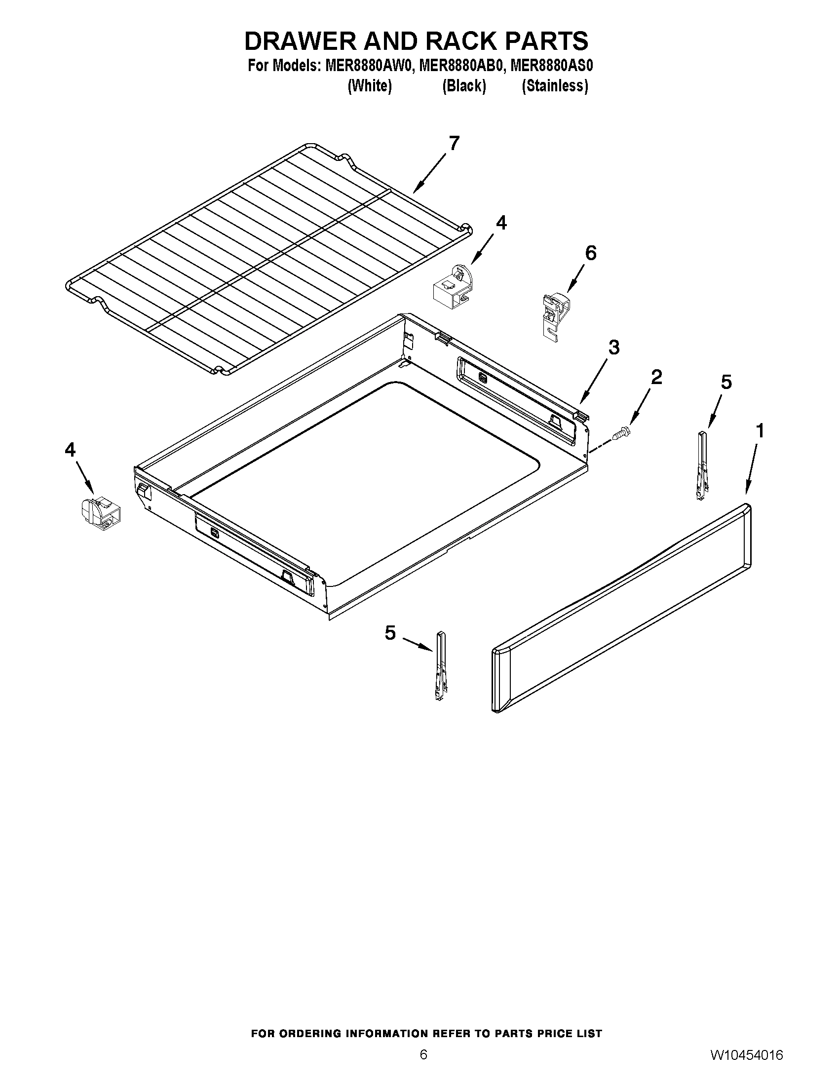 05 - DRAWER AND RACK PARTS