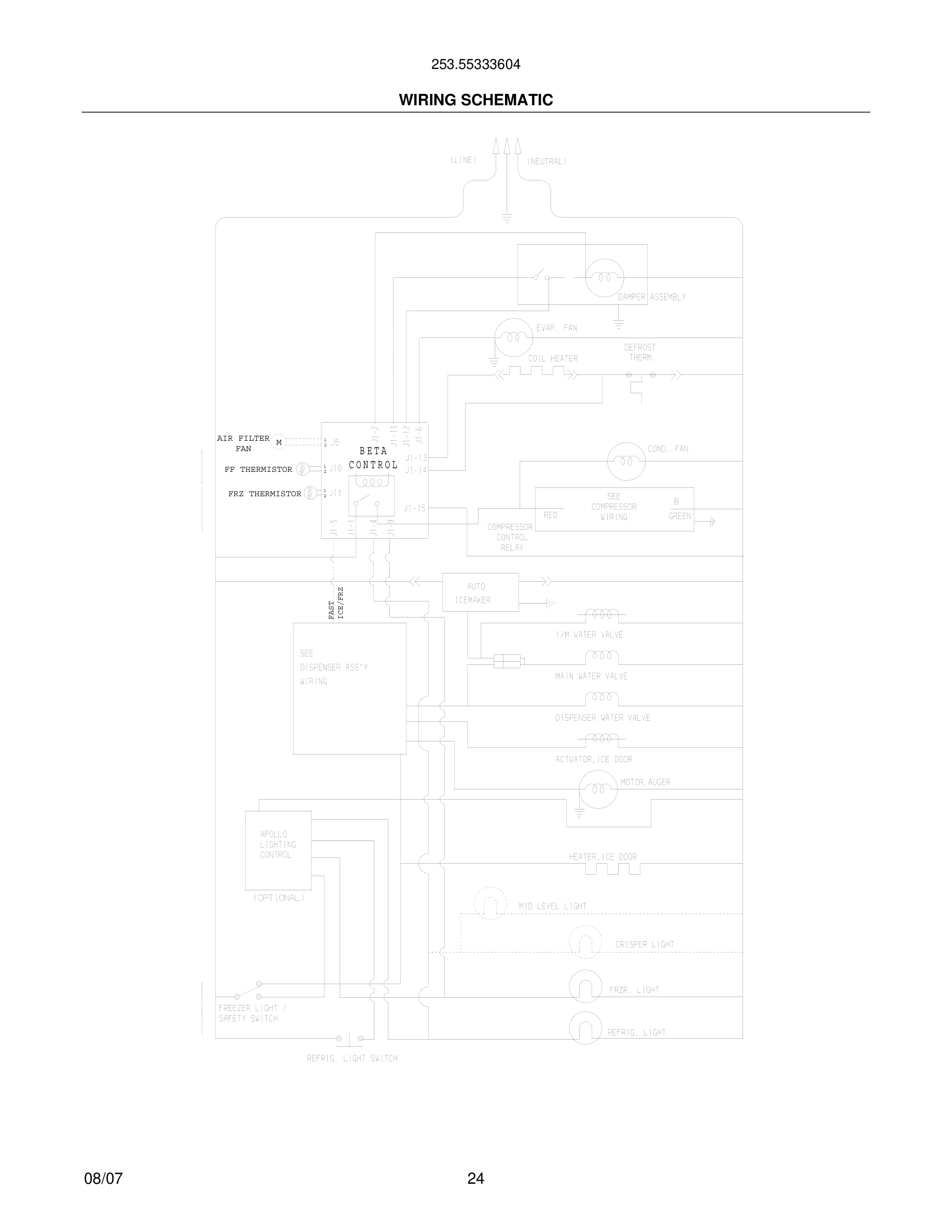 24 - WIRING SCHEMATIC