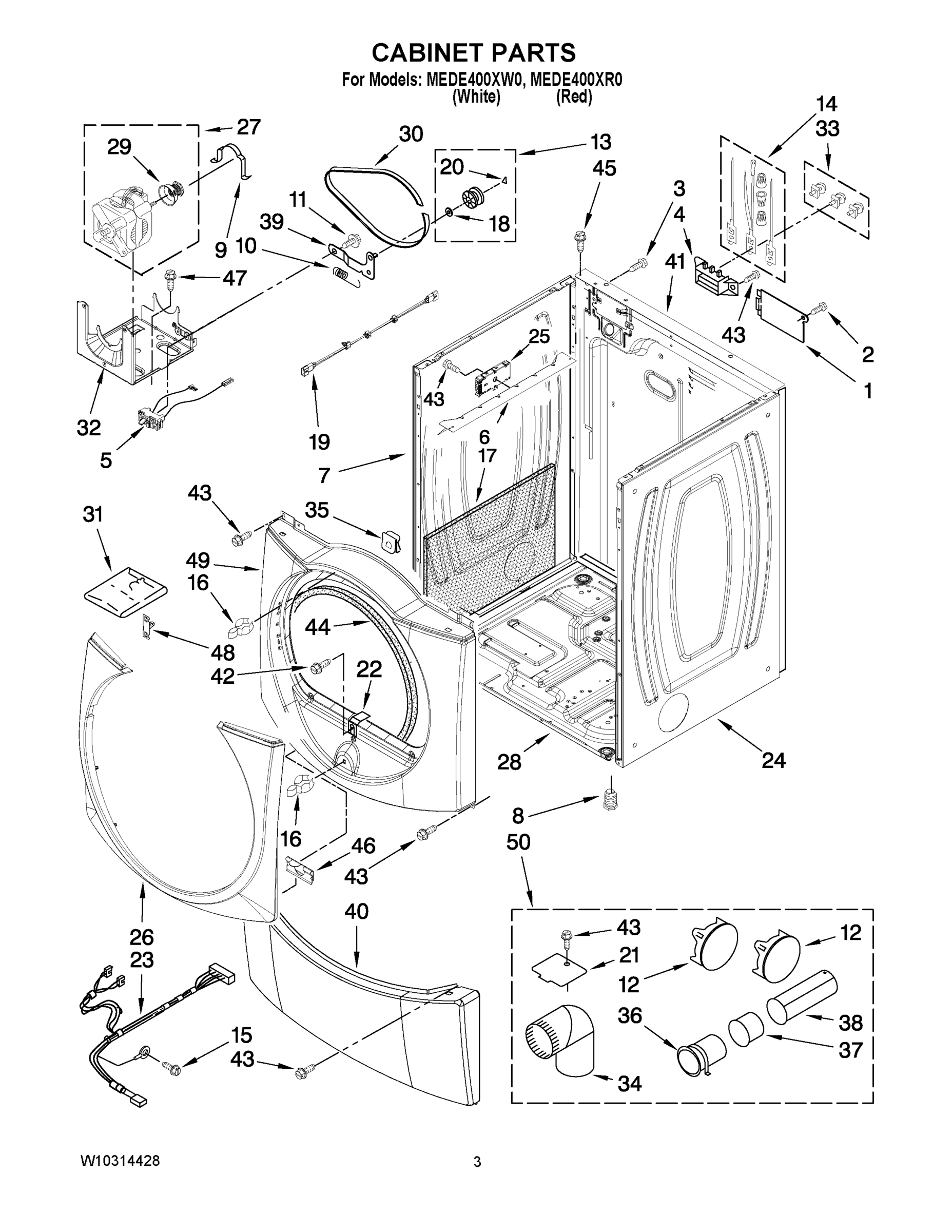 02 - CABINET PARTS
