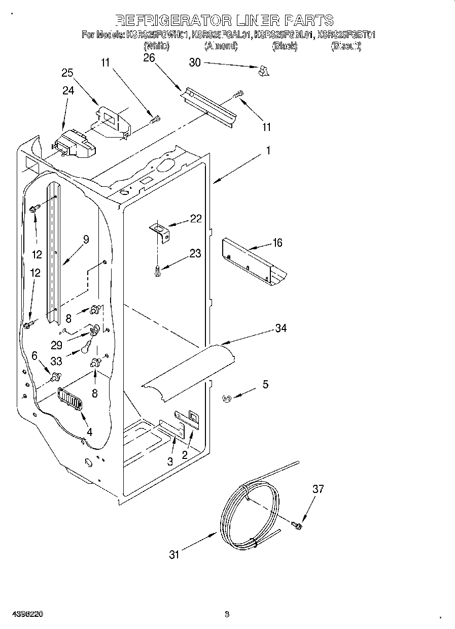 02 - REFRIGERATOR LINER