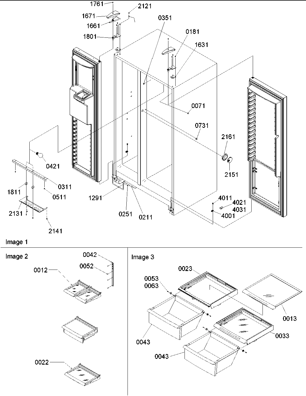 12 - Refrigerator/Freezer Lights and Hinges