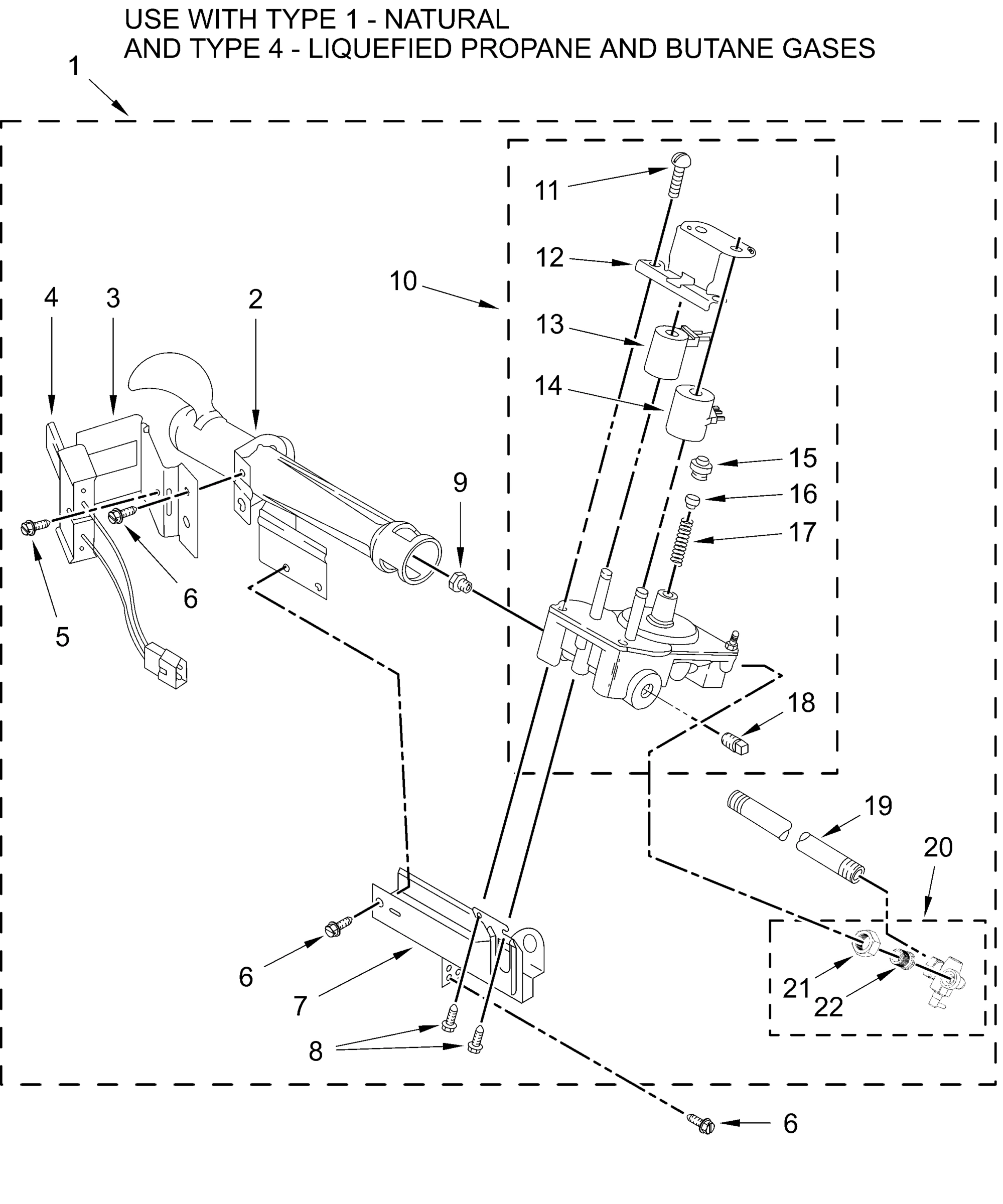 BURNER ASSEMBLY PARTS