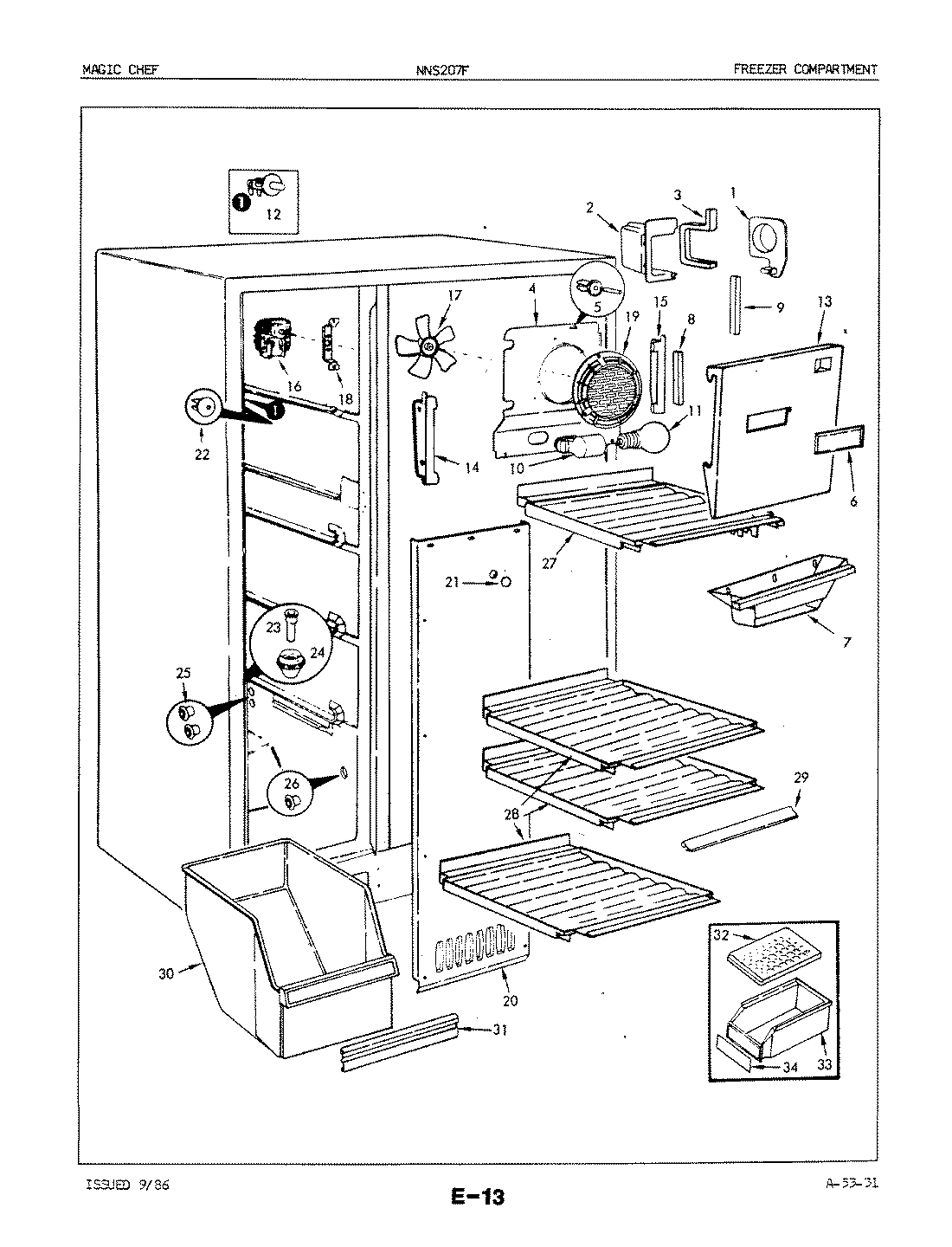 01 - FREEZER COMPARTMENT