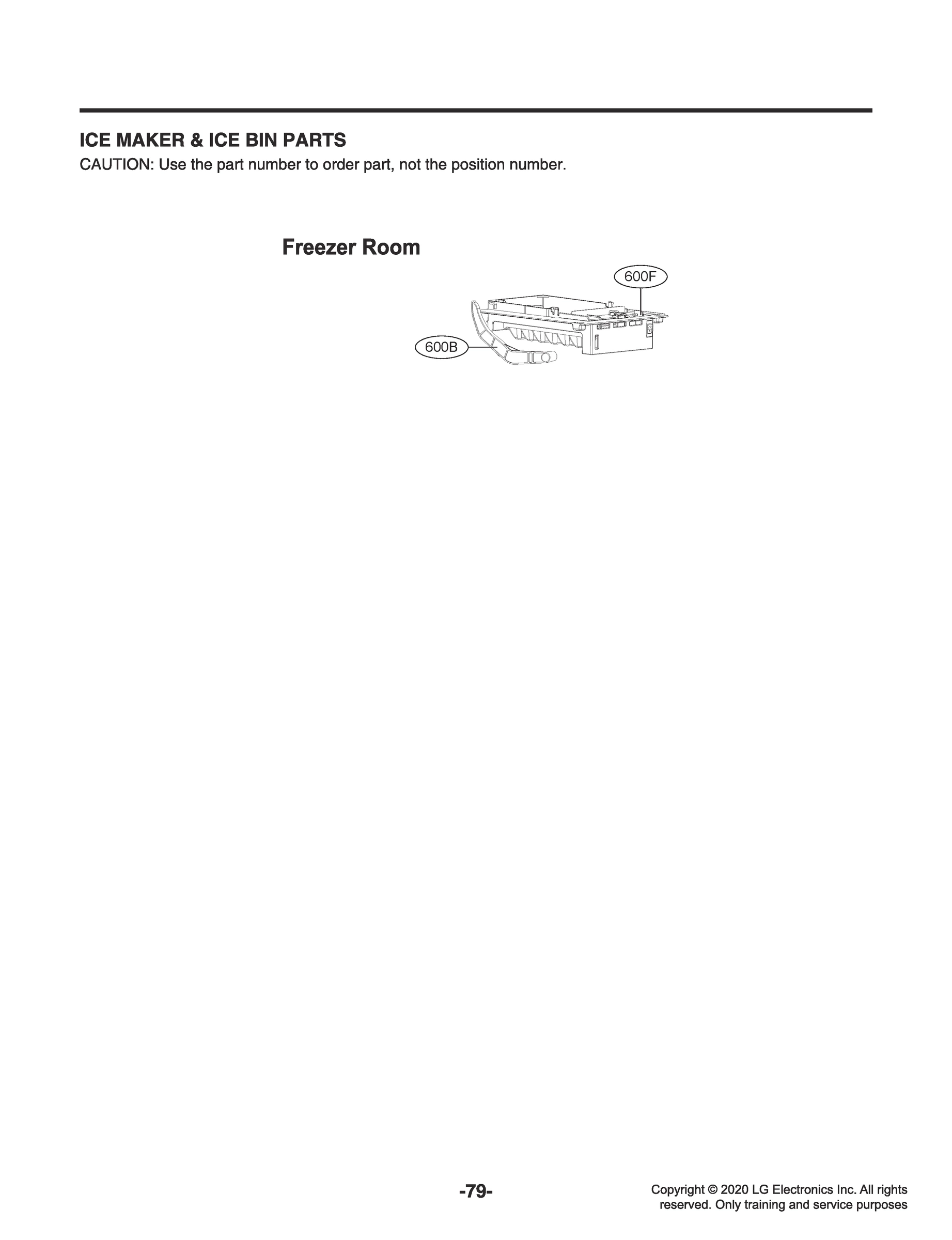 ICE MAKER & ICE BIN PARTS