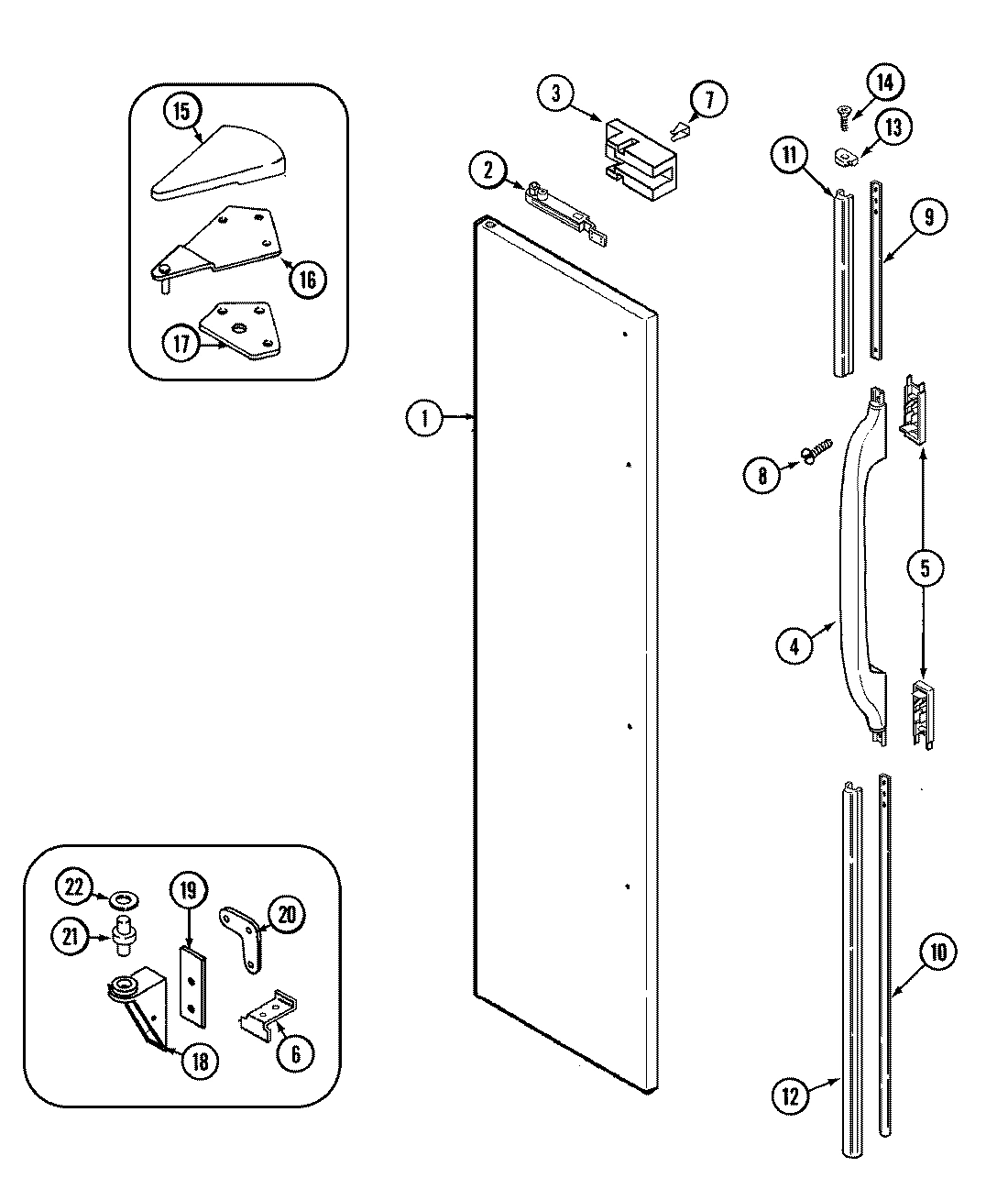 03 - FREEZER OUTER DOOR