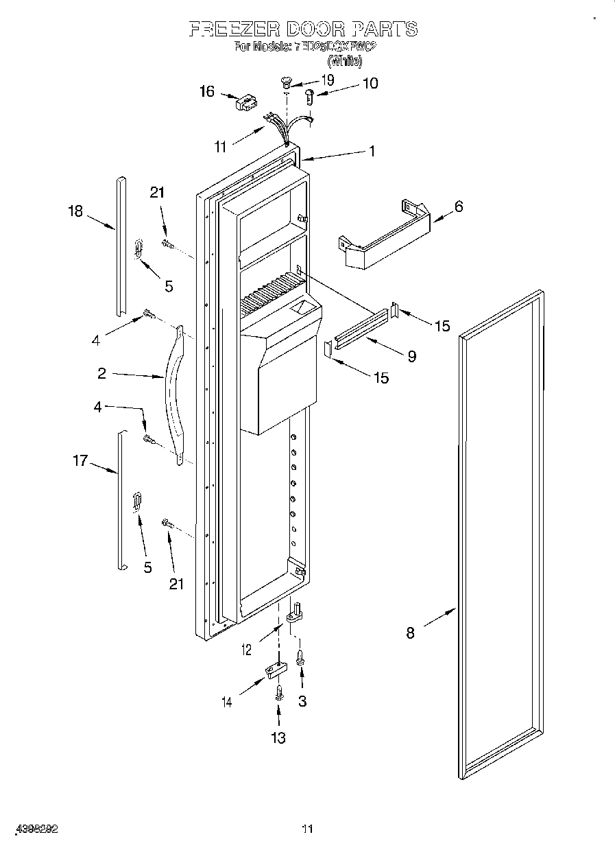 07 - FREEZER DOOR