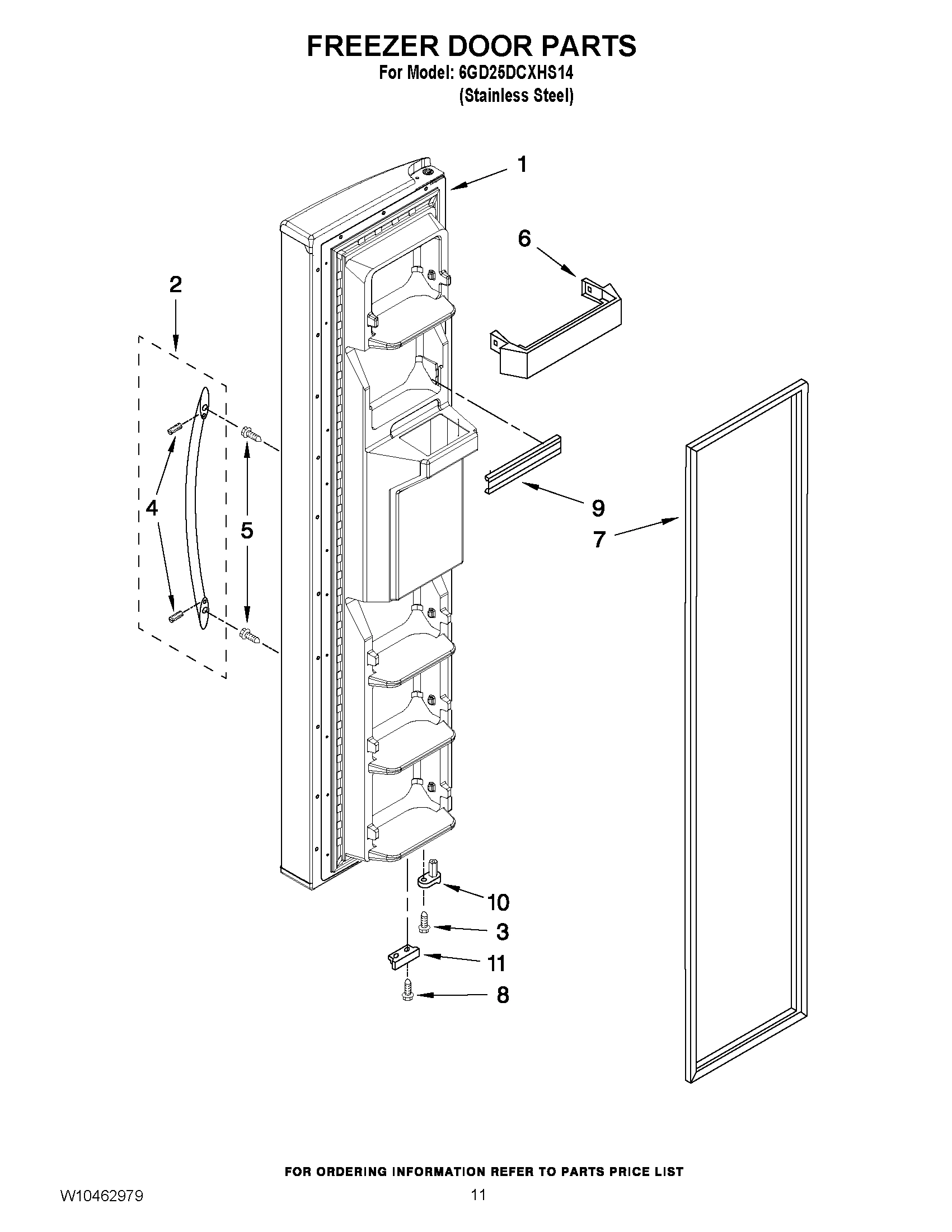 07 - FREEZER DOOR PARTS
