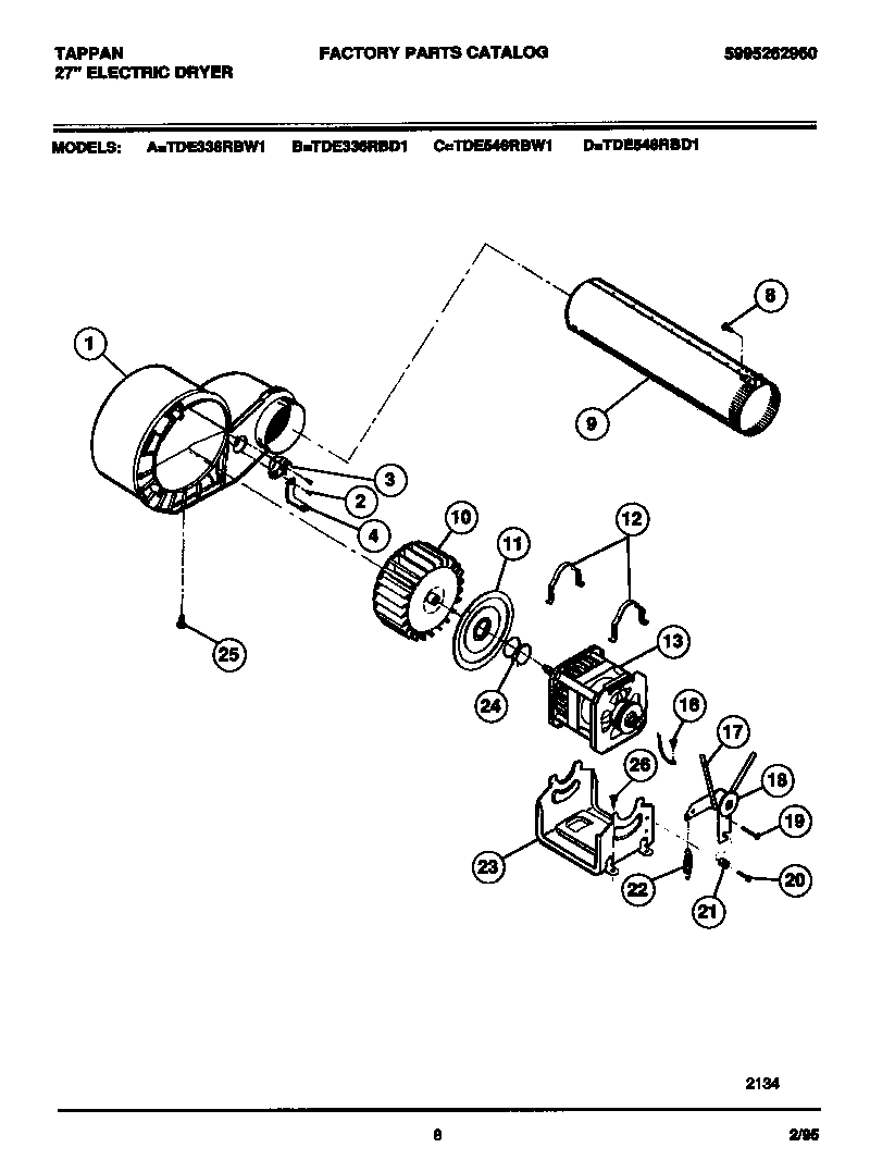05 - MOTOR, FAN HOUSING, EXHAUST DUCT