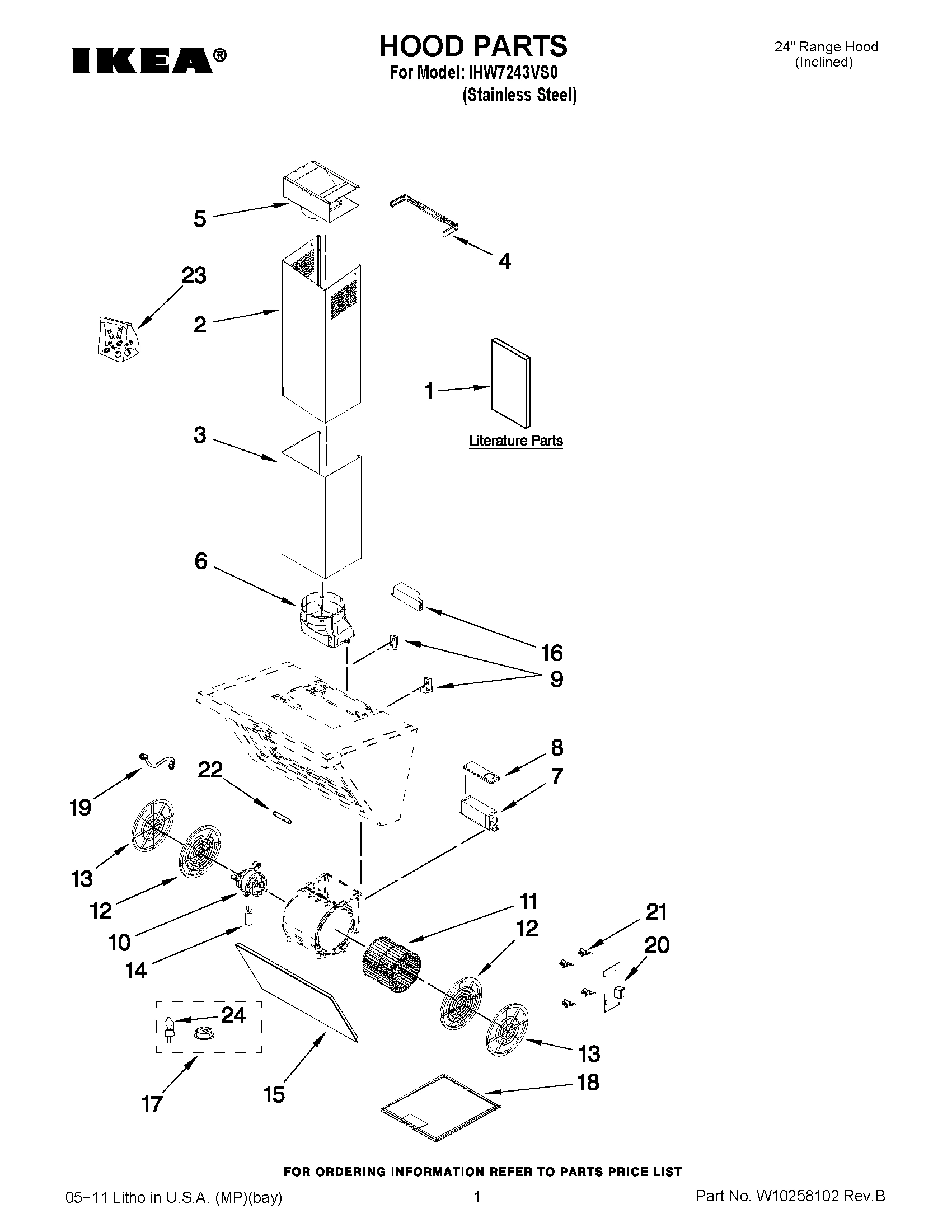 01 - HOOD PARTS