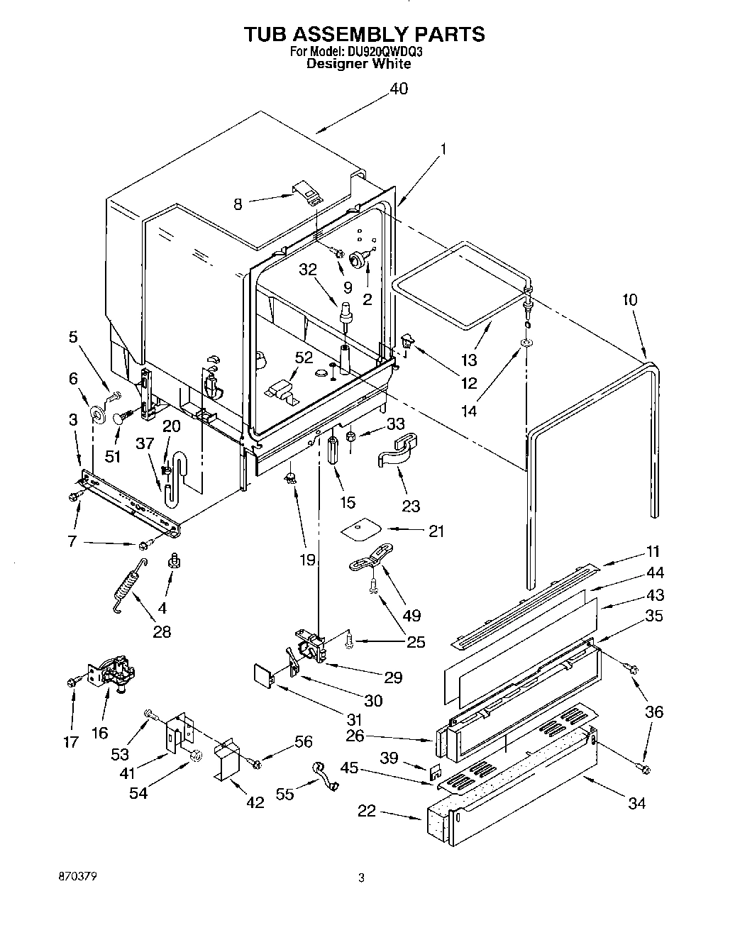 03 - TUB ASSEMBLY