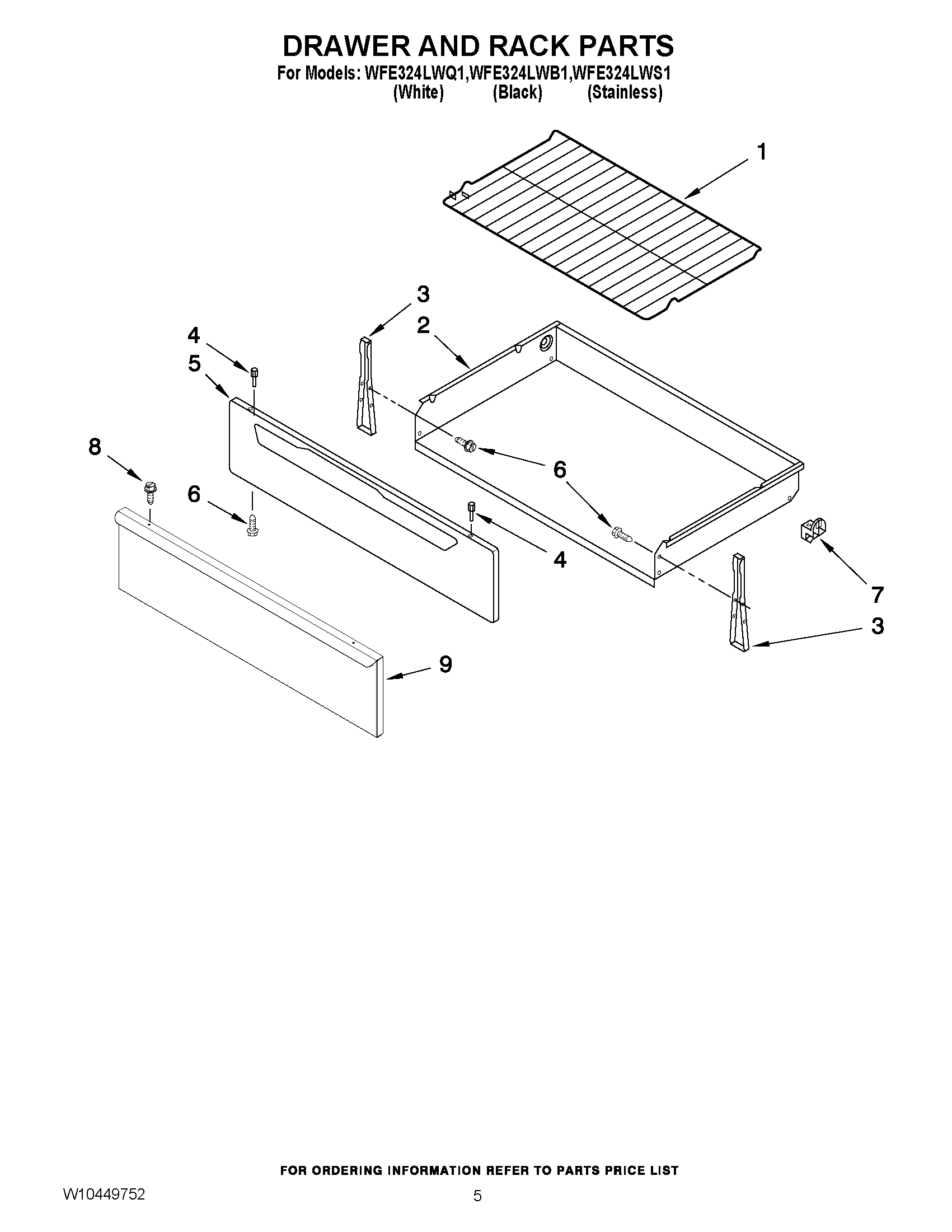 04 - DRAWER AND RACK PARTS