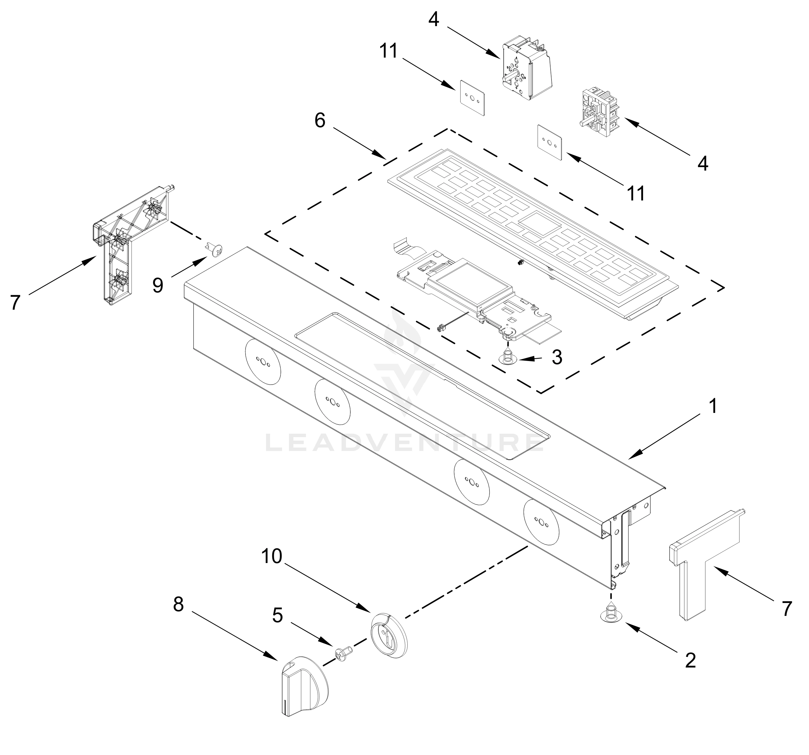 CONTROL PANEL PARTS