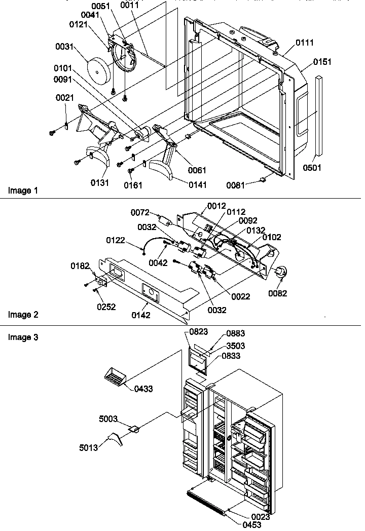 08 - ICE/WATER CAVITY/ELEC BRKT/TOE GRILLE