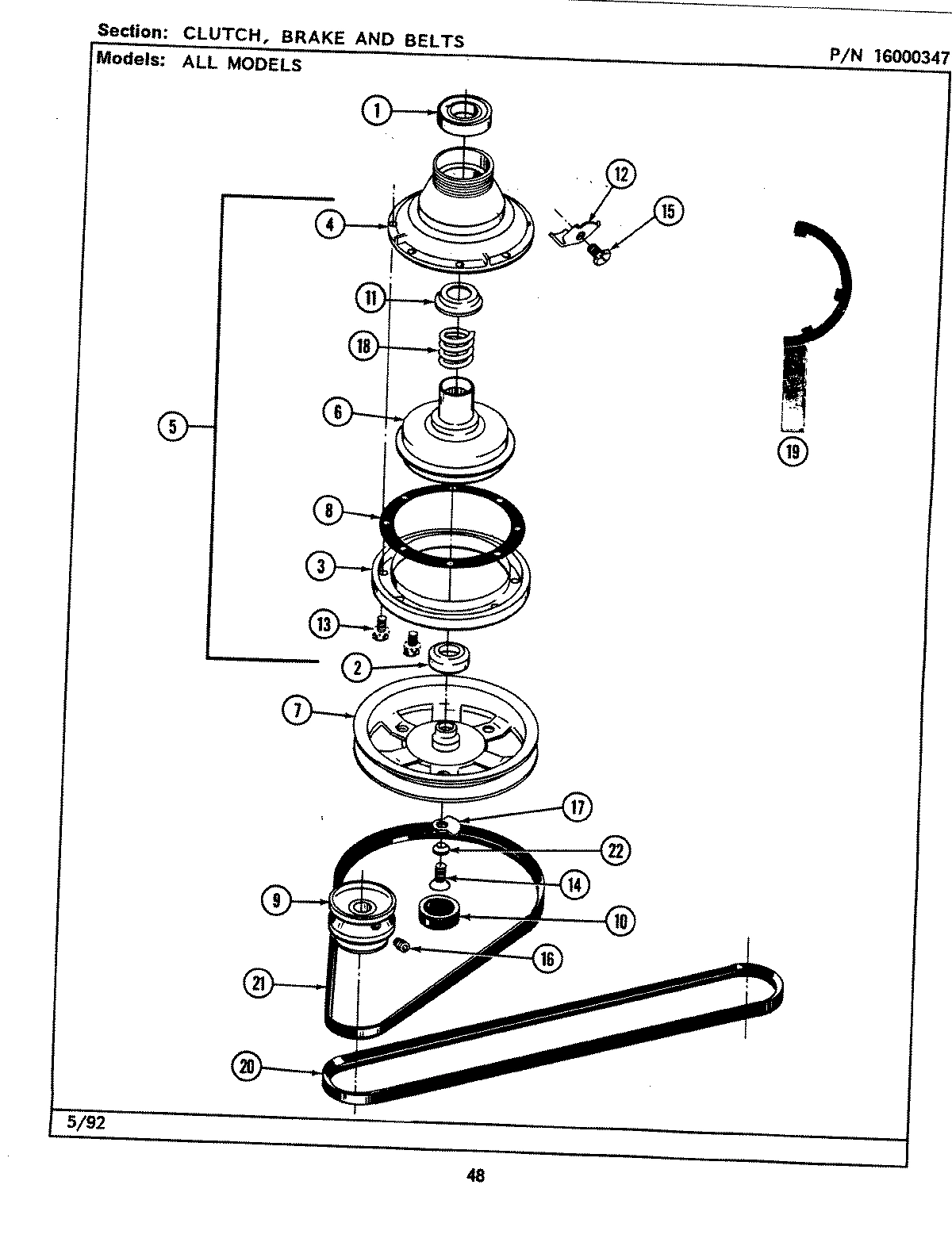 03 - CLUTCH, BRAKE & BELTS