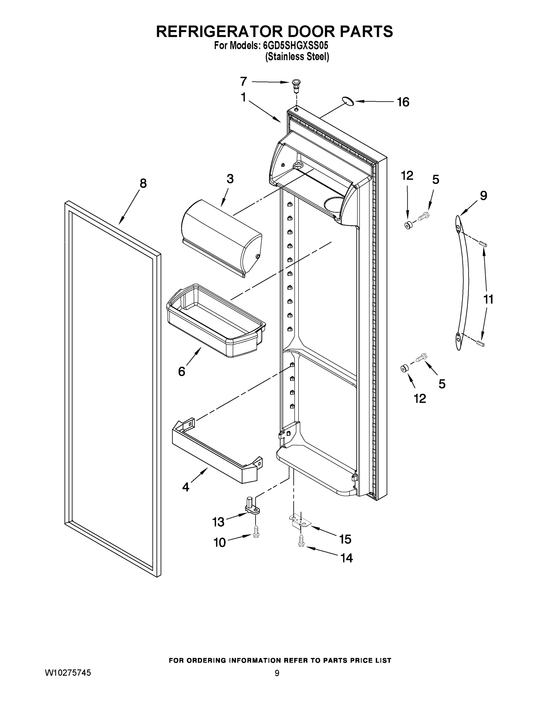 06 - REFRIGERATOR DOOR PARTS