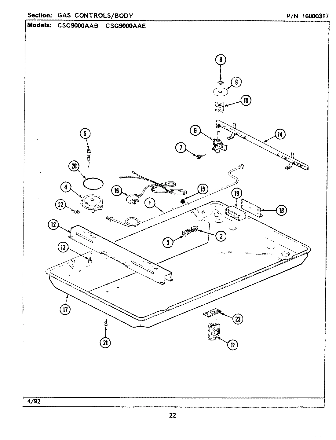 01 - GAS CONTROLS/BODY