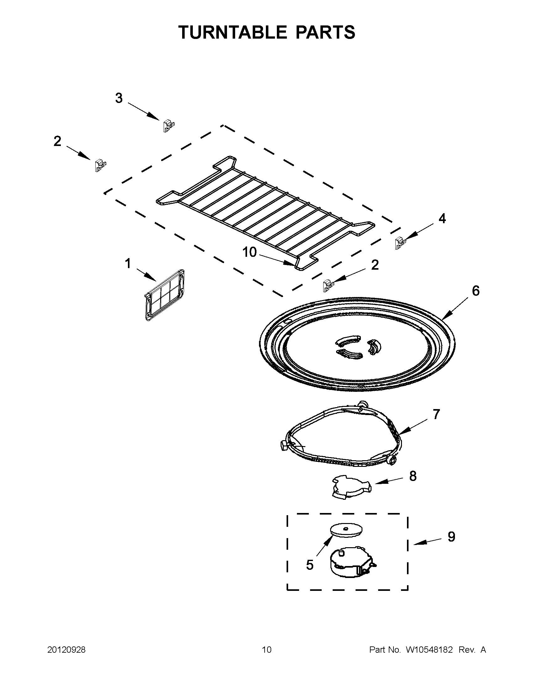 05 - TURNTABLE PARTS