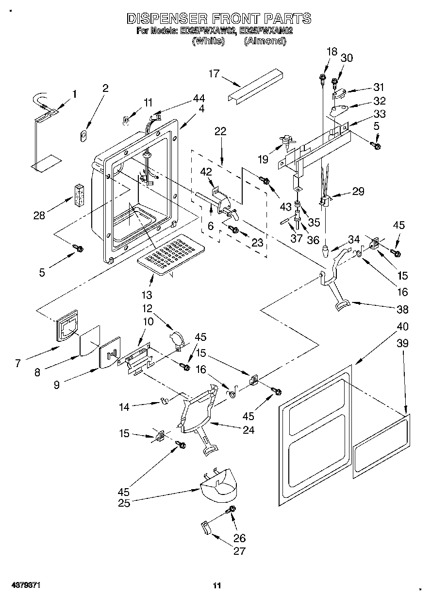 08 - DISPENSER FRONT