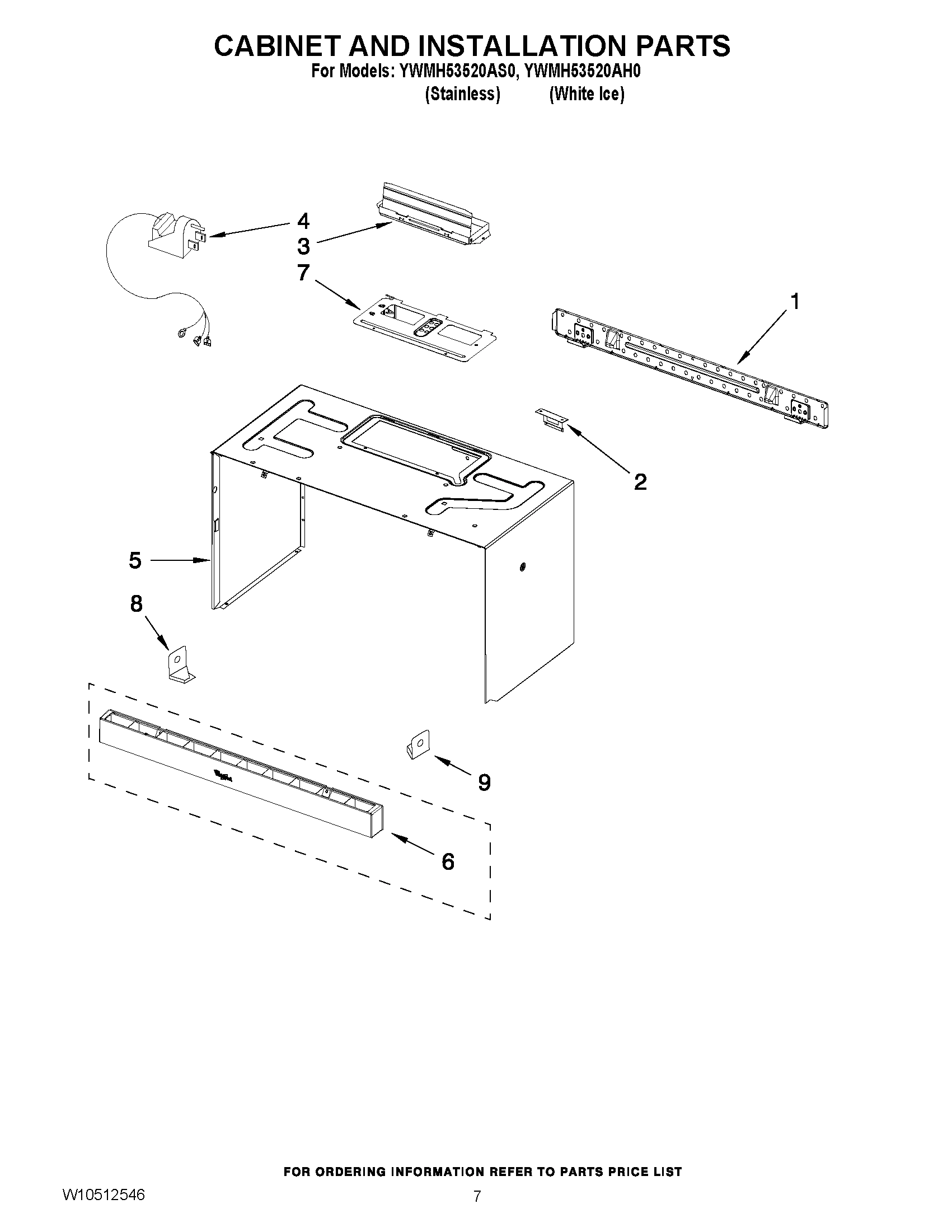 06 - CABINET AND INSTALLATION PARTS