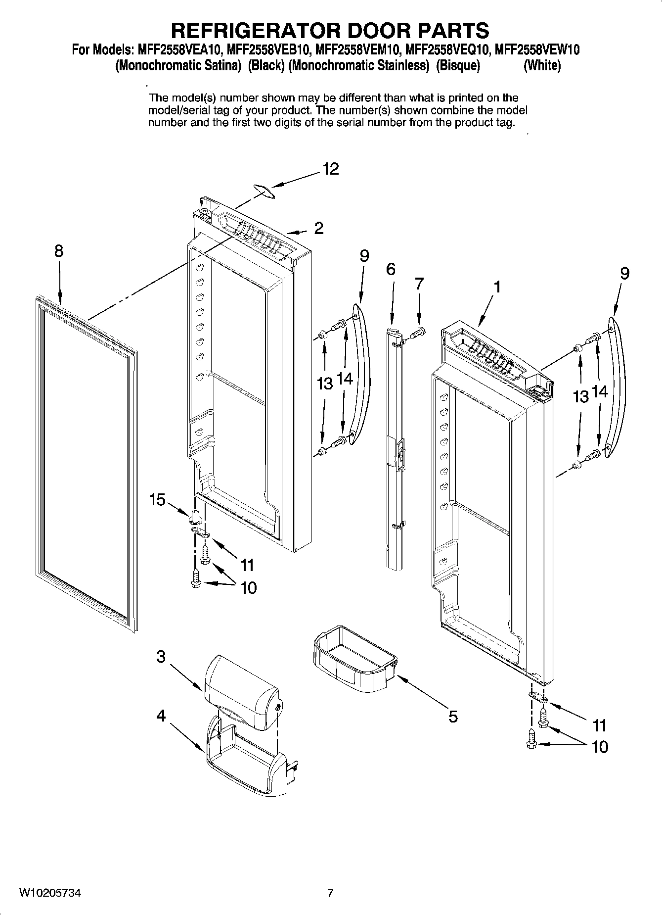 05 - REFRIGERATOR DOOR PARTS